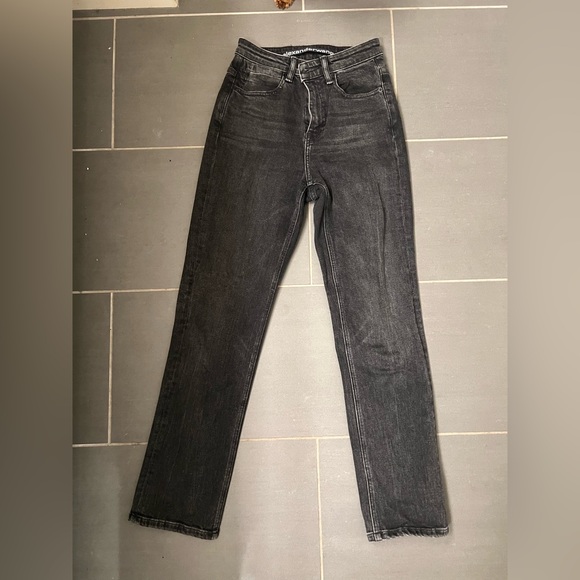 Alexander Wang grey high rise flex pants - Picture 2 of 7